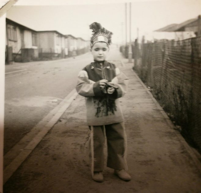 Small boy in Native American fancy dress | Hearn,Jane