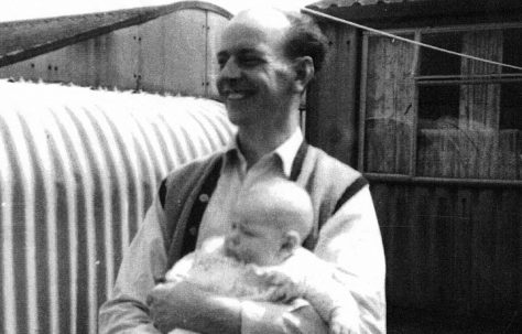 Cyril Crouchman with baby Cindy. 5 Selwyn Road, St Pauls  Cray