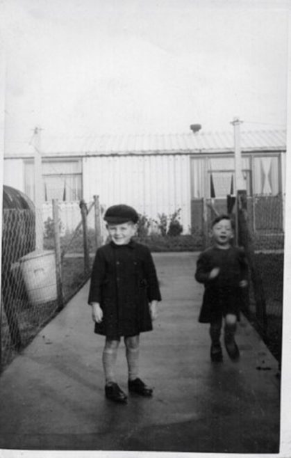 Manford Green 1950 Robert and his pal. No 19 on the right. | Robert Bourke