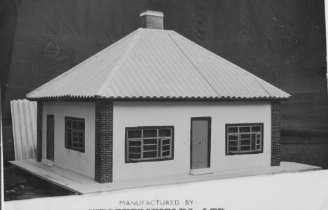 Prototype prefab bungalow, Weathershields, 1945